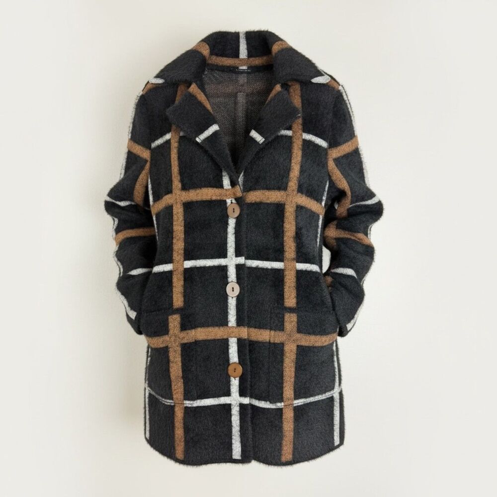 NWT T Tahari Womens Size Medium Black Jacket Coat New With Tags - Picture 2 of 10